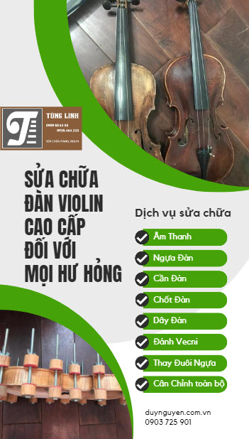 Sửa Đàn Violin Tại TP HCM chất lượng, uy tín, giá rẻ